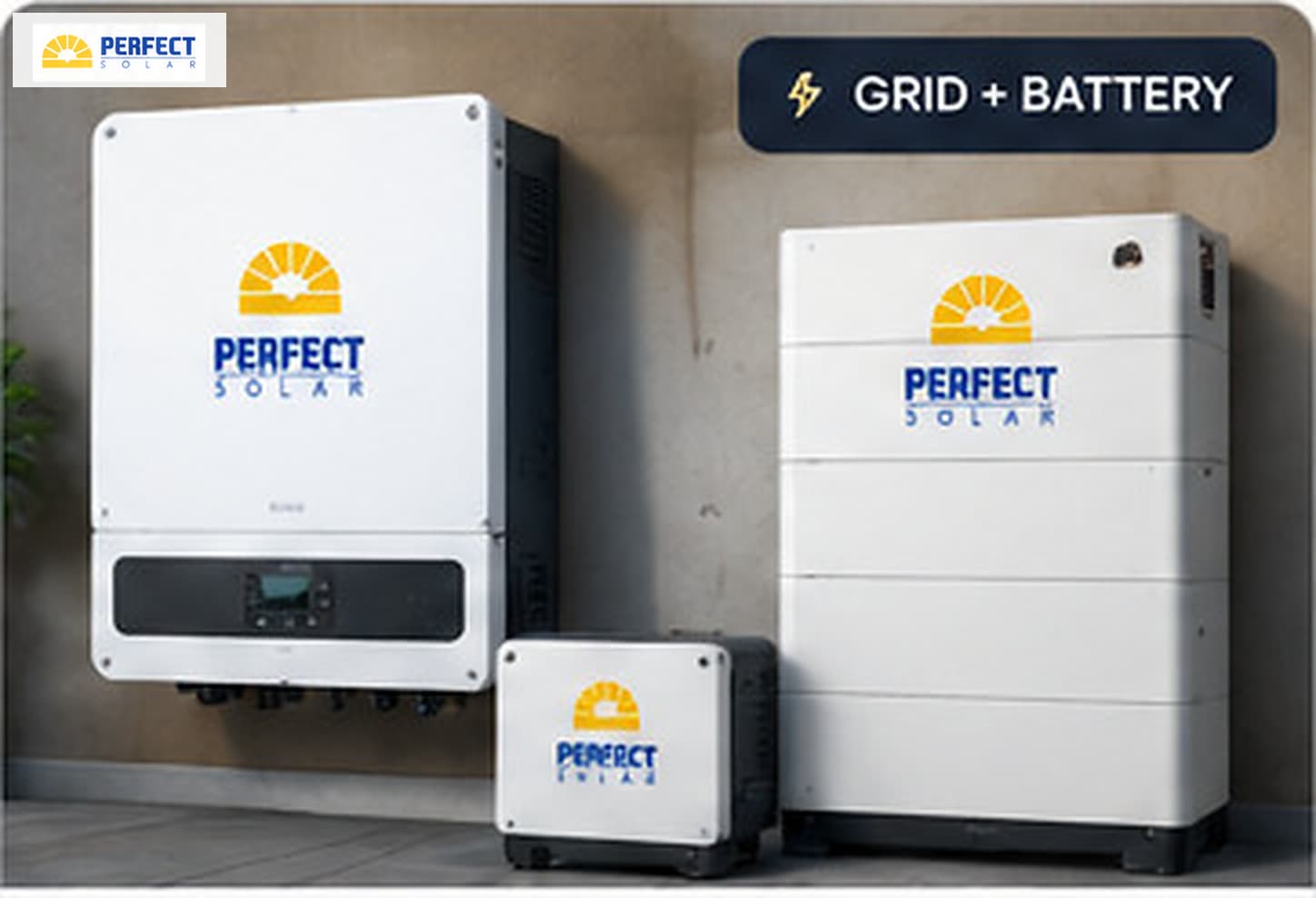 Perfect Solar inverter and battery backup system